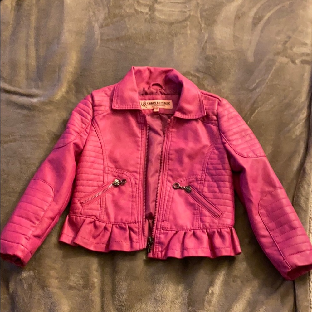 Kids Faux Leather Jacket